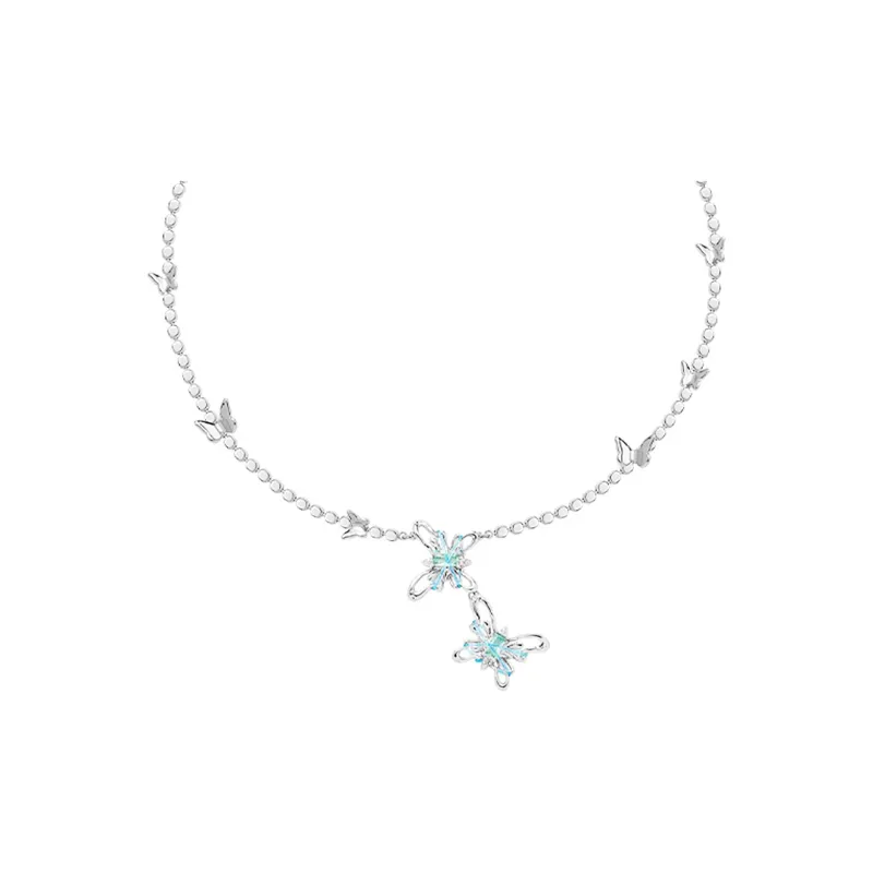 FAIRWHALE Alloy Resin Glass Necklaces Women's-0