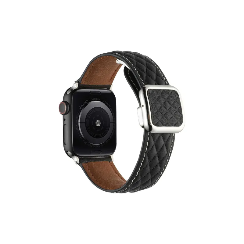 LOVINGCOOL Watch Bands Apple Compatibility Genuine Leather Material-12