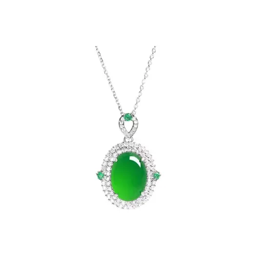 JUNWEN Chalcedony Necklaces Women's