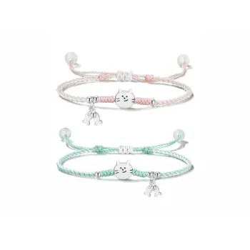 Muyan Alloy Kitten Fish Bracelet Unisex