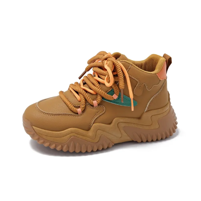 Wooden Rabbit Mid Top Kids Lifestyle Shoes Teenagers-3