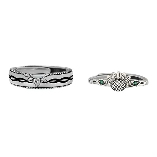KEMLAIDA S925 Silver Rings Unisex