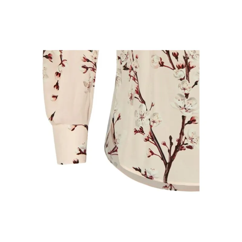 Alexander McQueen Floral Printed Long Sleeved Shirt-4