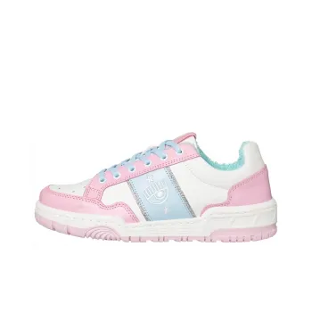CHIARA FERRAGNI Cushioning Low-Top Casual Shoes Women's Pink White