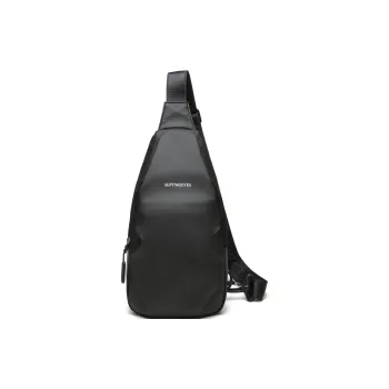 SEPTWOLVES Fabric Sling Bag Regular Men's Black