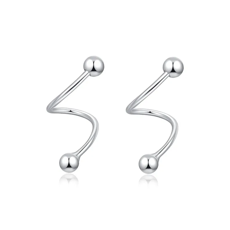 MCK S925 Silver Earrings Women's-7