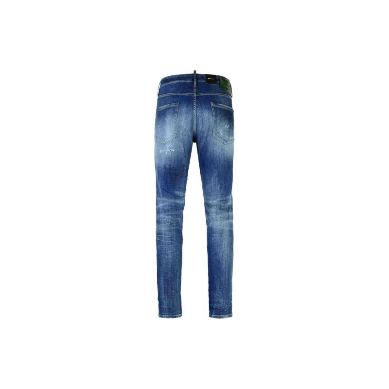 DSQUARED 2 Straight Leg Distressed Jeans-1