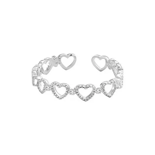 Floating Joy 925 Sterling Silver Zircon Rings Unisex-0