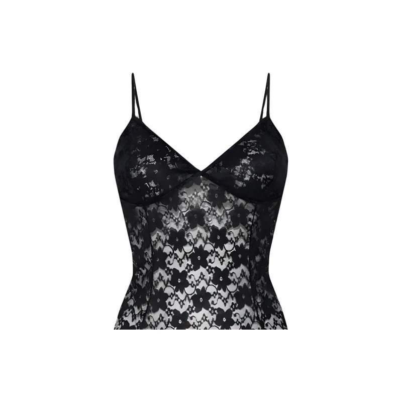 Balenciaga Slip Dresses Regular Women's Black-5
