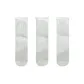 3 Pack (White Small Flower+White Stripes+White Diamond)