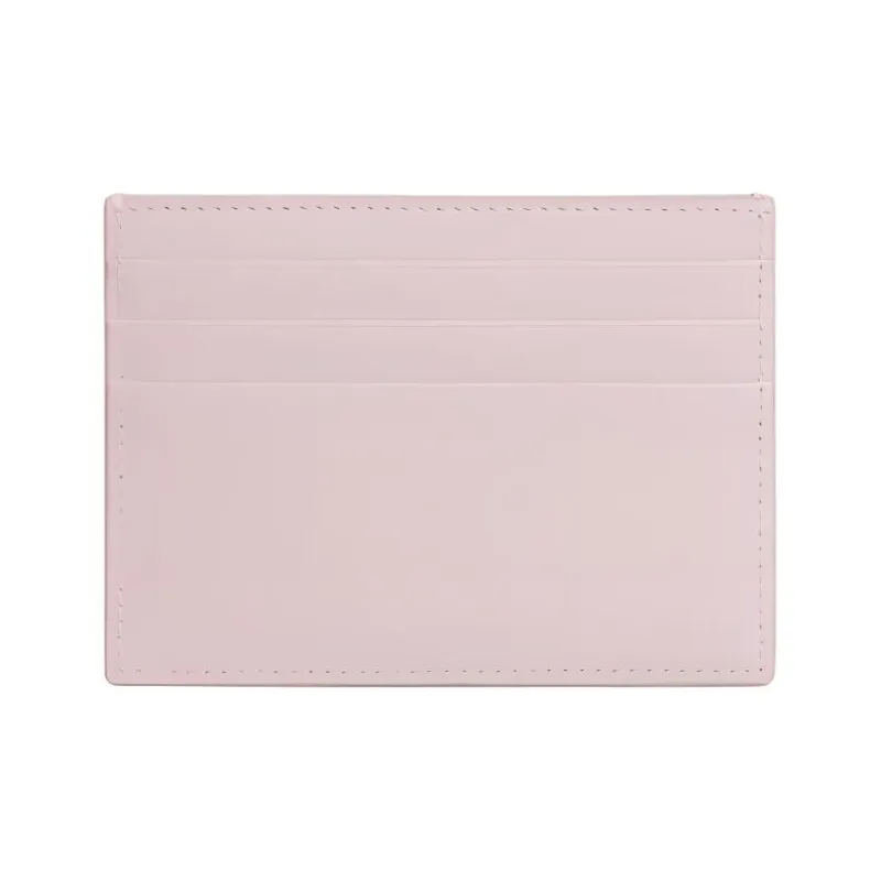 CELINE Triomphe Calfskin Card Holder Women's Light Pink-2