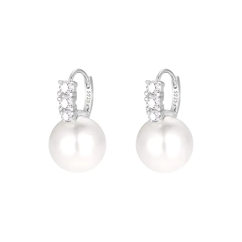 AGOVSKI S925 Silver Earrings Women's-5