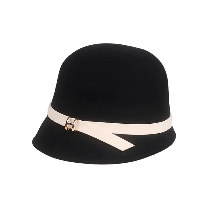 Peach Tea Thousand Gold Australian Wool Blend Top Hats Women's-2