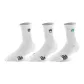 3-Pack Crew (White Black+White Blue+White Green)