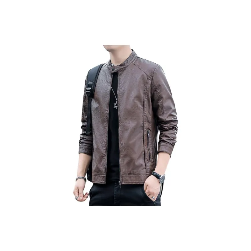 PIERRE CARDIN Leather Jacket Unisex-5