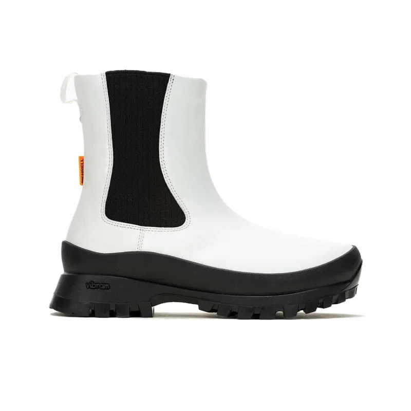 MERRELL Short Chelsea Boots Women's White Black-1