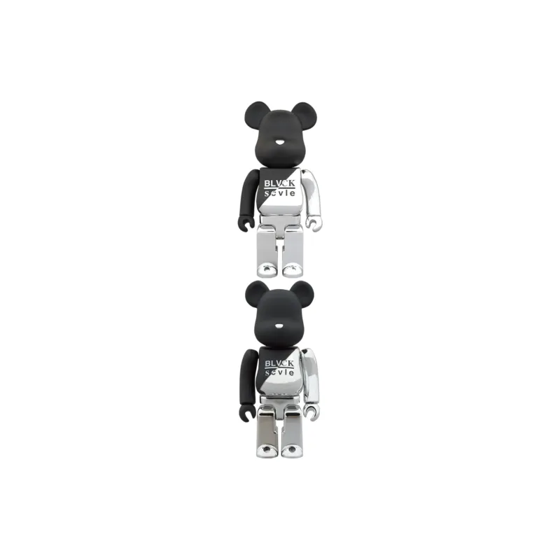 BE@RBRICK Blvck Scale X Cls Silver/Black-3