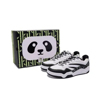 QIAODAN Wrapping Anti Slip Shock Absorbing And Wear Resistant Low Top Skateboard Shoes Men's White Black
