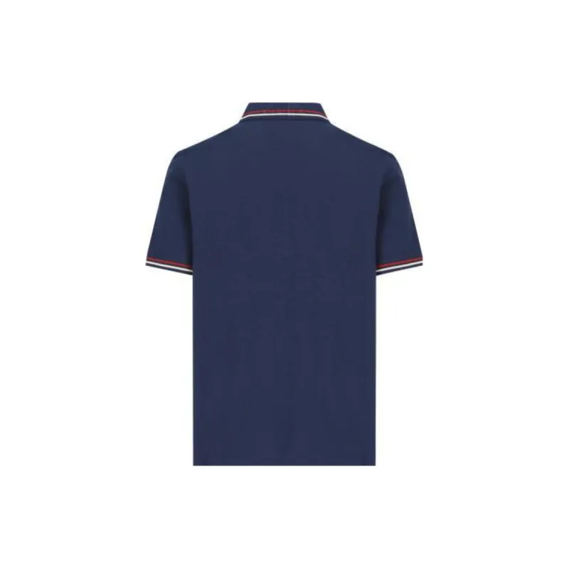 Valentino Logo Embroidered Button Detailed Polo Shirt-1