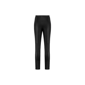 DIOR 30 Montaigne Leather Pants Women's Black