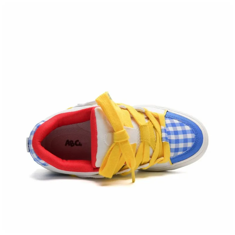ABCIO Slip Resistant Cushioning Low Top Skateboard Shoes Unisex-25