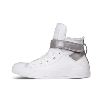 Chuck Taylor All Star Women's Converse Brea Reflective Hi 'White Silver' Women's