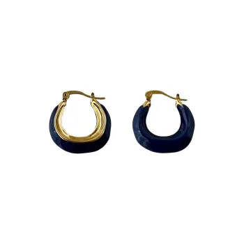 Rhymes Gold Plated Copper Earrings Women's