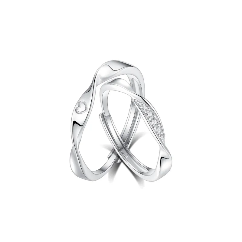Strange S925 Silver Rings Unisex-10