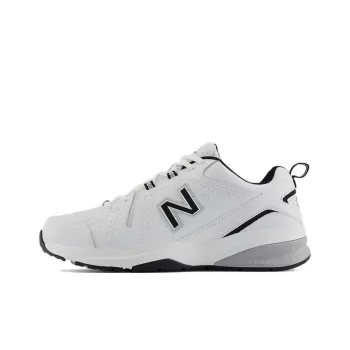 New Balance 608v5 White Black Silver Metallic