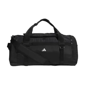 Adidas Recycled Polyester Portable One Shoulder Crossbody Gym Bag Medium Size Unisex Black