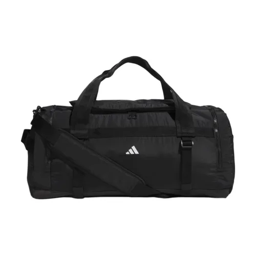 Adidas Recycled Polyester Portable One Shoulder Crossbody Gym Bag Medium Size Unisex Black