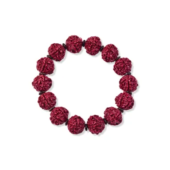 The Call Of The Heart Reconstructed Cinnabar Bracelets Unisex
