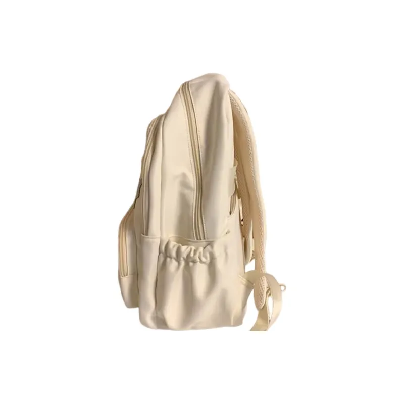Tonlion Cotton Backpack Tubas Women's White/Blue-4