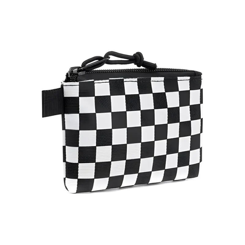 Vans Polyester Wallets Coin Purses Unisex Black White-2