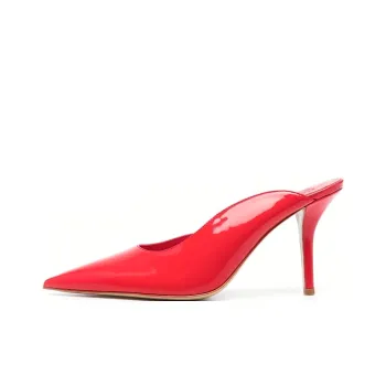 GIABORGHINI Abella 100mm Leather Mules
