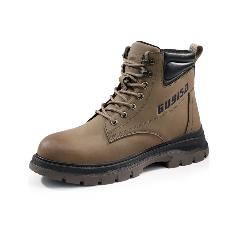 Blue Gull Shield Wear Resistant Impact Resistant High Top Outdoor Shoes Men's Green-1