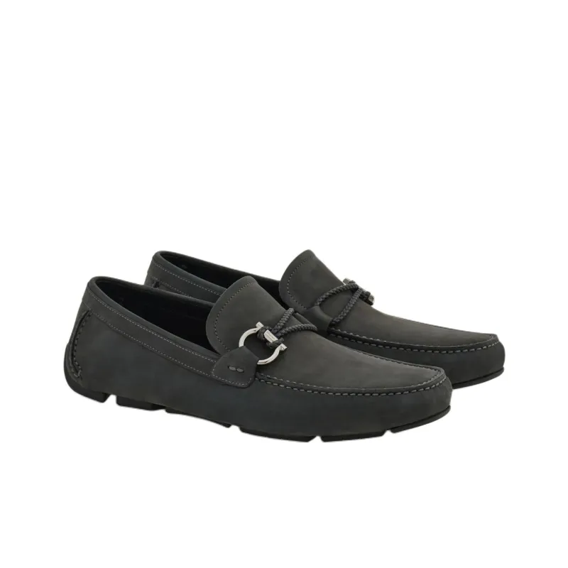 FERRAGAMO GANCINI Loafers Men's Dark Gray-2