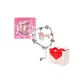 My Melody Alloy Beaded Bracelet-Gift Box Set+Shopping Bag