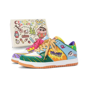 Crayon Shinchan Low Top Skateboard Shoes Gift Box Set