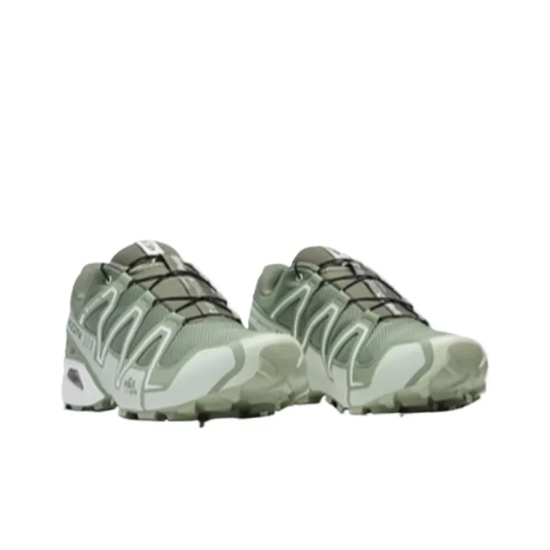 SALOMON Speedcross 3 Cushioned Wear Resistant Water Resistant Slip Resistant Low Top Casual Shoes Unisex Green-1