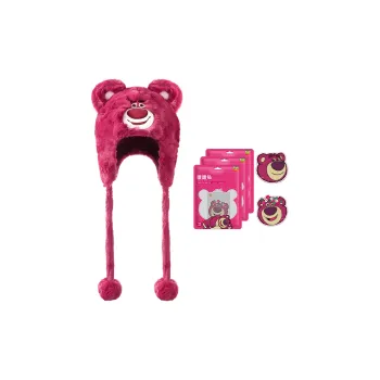 Disney Strawberry Bear Series Polyester Beanies Unisex