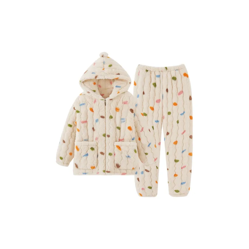 OUSHIBO Pajama Set Women's Image Color-0