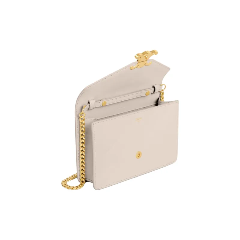 CELINE Margo Calfskin Wallet Women's Light Beige-3