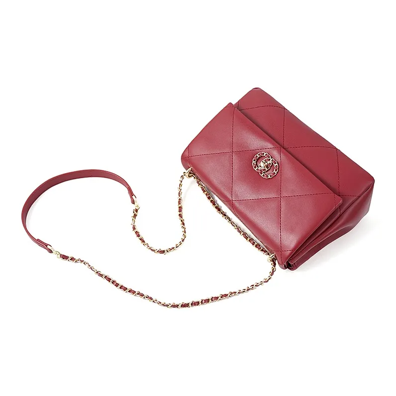 Vigno Synthetic Leather Shoulder Bag, Crossbody Bag Women's Red-2