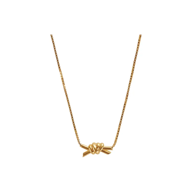 Bottega Veneta 18K Gold Plated, Sterling Silver Necklaces Women's Gold-1