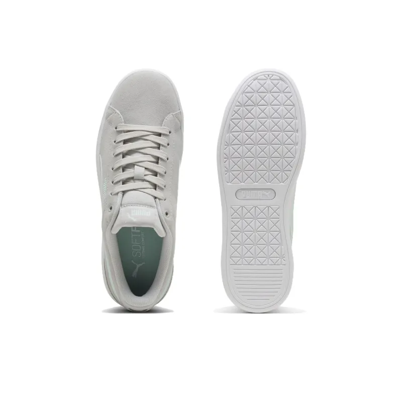 PUMA Vikky V3 Anti Slip Wear Resistant Low Top Skateboard Shoes Women's Gray-3