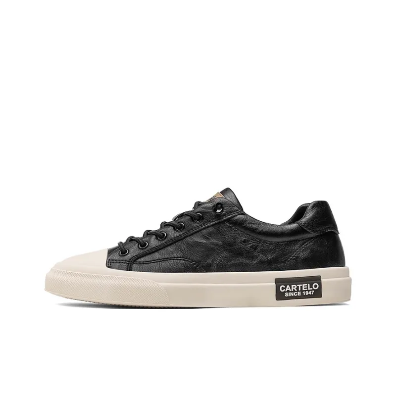 CARTELO Anti-Slip Wear-Resistant Low-Top Skateboard Shoes Men's-0