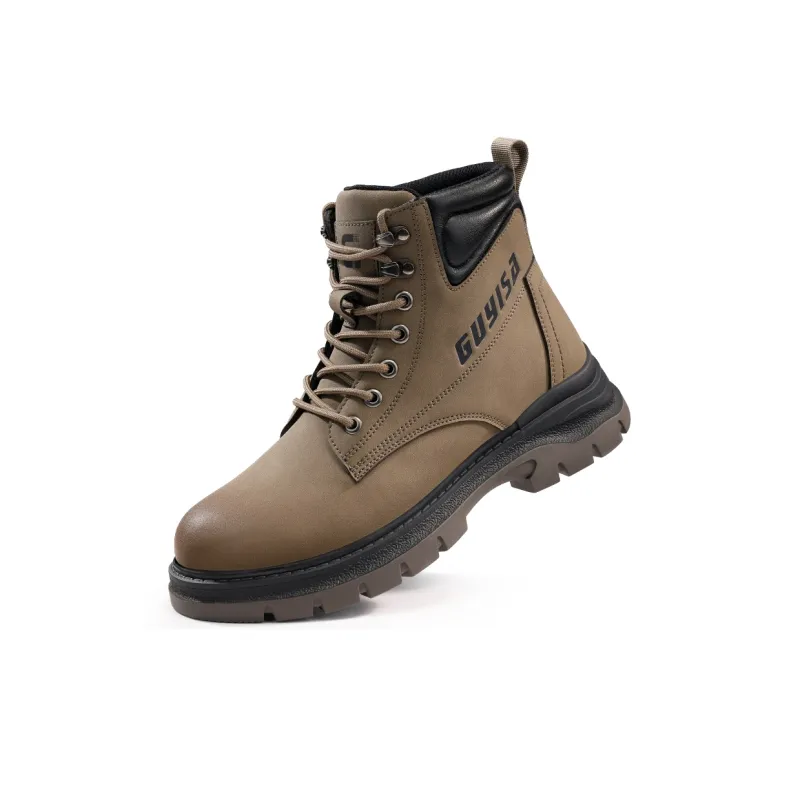Blue Gull Shield Wear Resistant Impact Resistant High Top Outdoor Shoes Men's Green-2