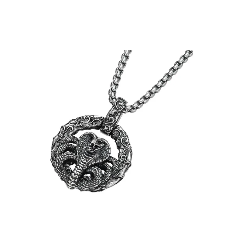 MYSH 925 Sterling Silver Necklaces Men's-2