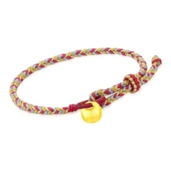 Old Qingyun Silver Building Gold Bracelet Unisex